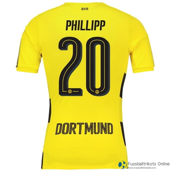 Borussia Dortmund Trikot Heim Phillipp 2017-18 Fussballtrikots Günstig